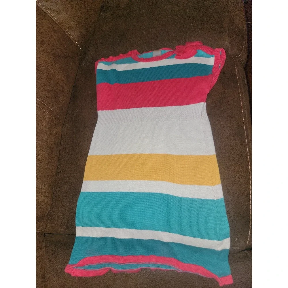Gymboree ready dress go striped dress size 7‎
